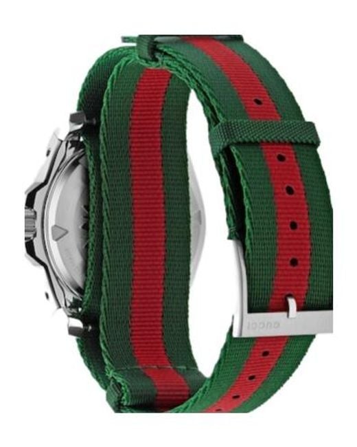 Gucci White Dive Watch, 40Mm for men