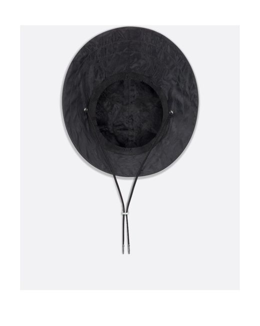 Dior Black Homme All-Over Patterned Hat for men