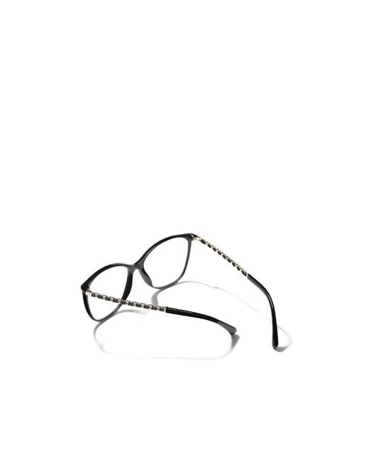 Chanel Metallic Eyewear Square Frame Glasses