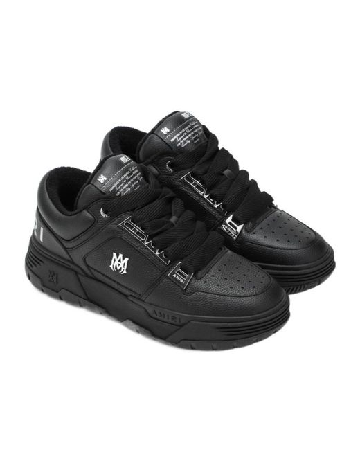 Amiri Black Logo Low-Top Sneakers for men