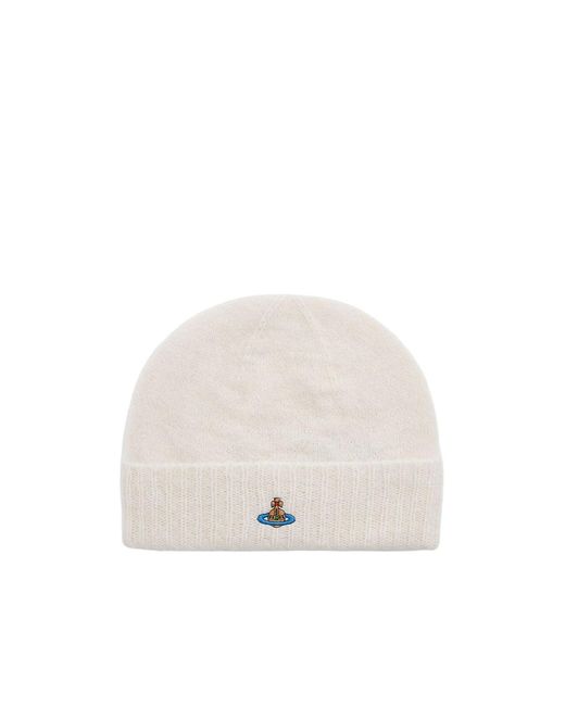 Vivienne Westwood White Cuffed Hat