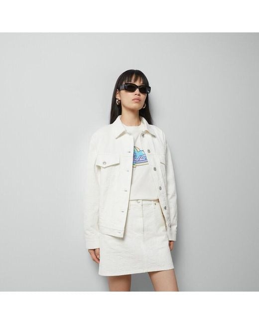 Gucci White Short-Sleeved T-Shirt