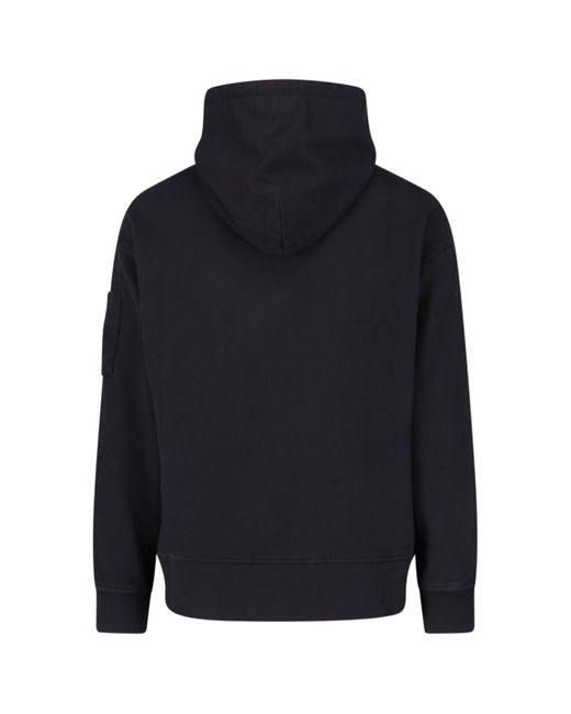 C P Company Blue Long-Sleeved Sweatshirt for men