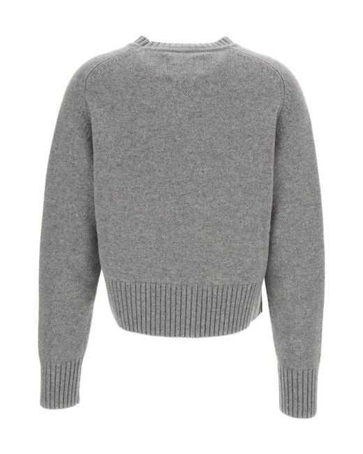 Extreme Cashmere Gray Crew-Neck Sweater