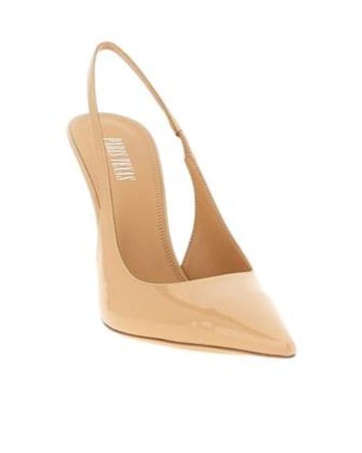Paris Texas Metallic Lidia Slingback Pumps