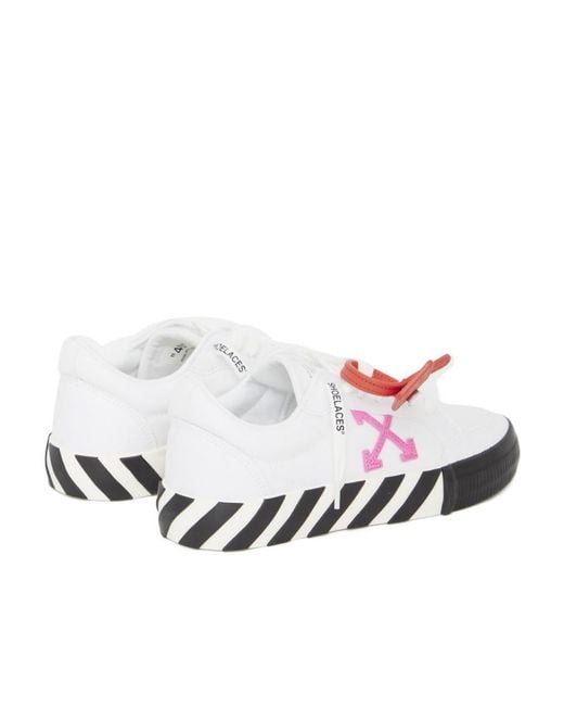 Off-White c/o Virgil Abloh White Vulcanized Low-Top Sneakers