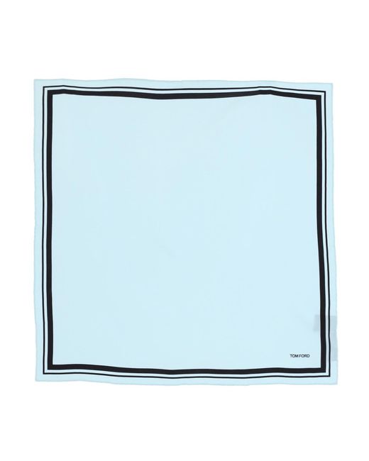 Tom Ford Blue Frame Pocket Square Scarf for men