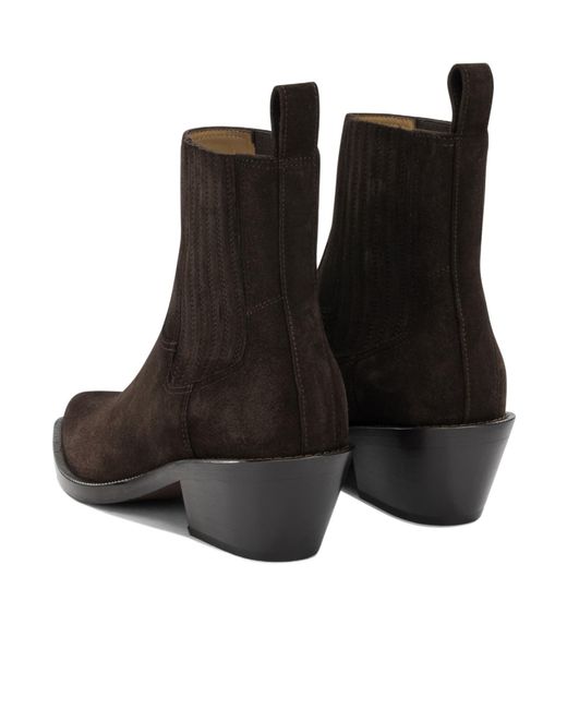 Henderson Black Pointed-Toe Ankle Boots