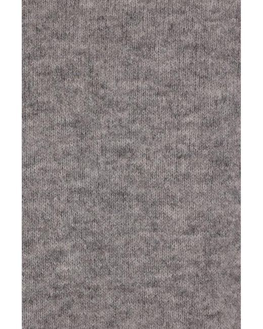 Brunello Cucinelli Gray Crewneck Knitted Sweater for men