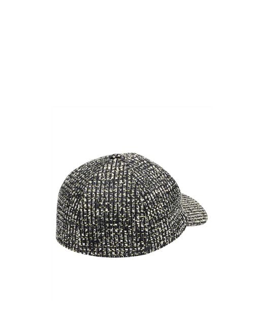 Lanvin Gray Logo Baseball Cap