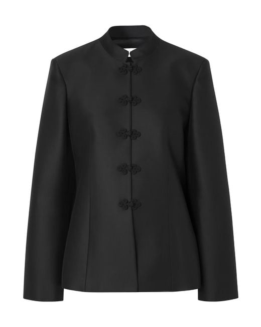 Rohe Black Wool Blend Casual Jacket