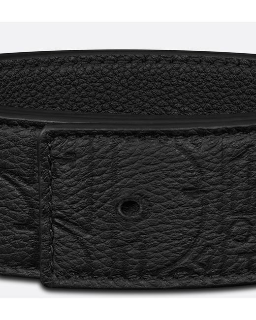 Dior White Reversible Belt Strap for men