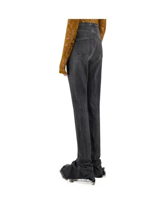 Palm Angels Gray Side-Stripe Track Jacket