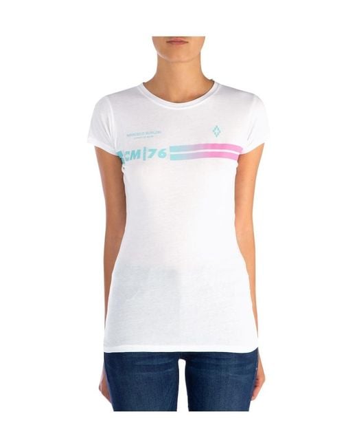 Marcelo Burlon White Logo Wing Printed T-Shirt