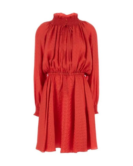 ワンピース Fendi Dark Pink Viscose Blend Mini Dress Fendi Dark Pink Viscose Blend Mini Dress | ModeSens