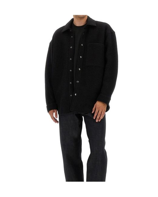 AMISH Black Overshirt Jacket for men