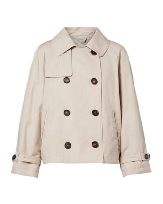 Max Mara Natural Cotton-Blend Twill Jacket