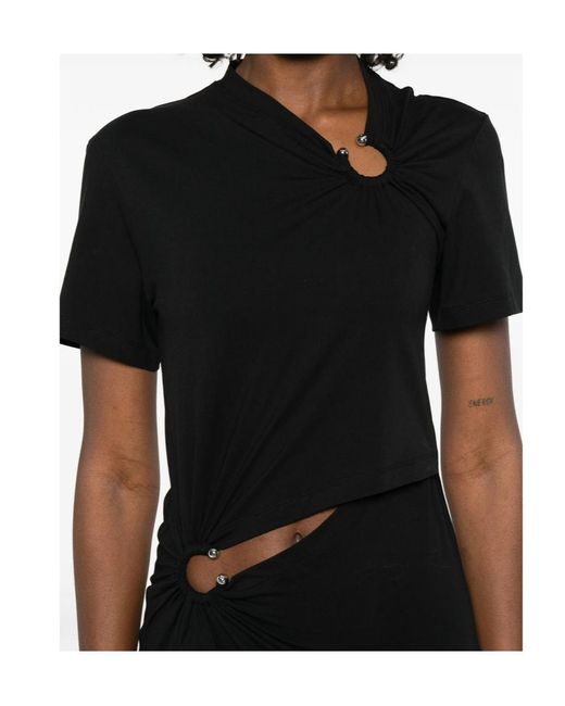 Rabanne Black Rabanne Cut-Out Mini Dress