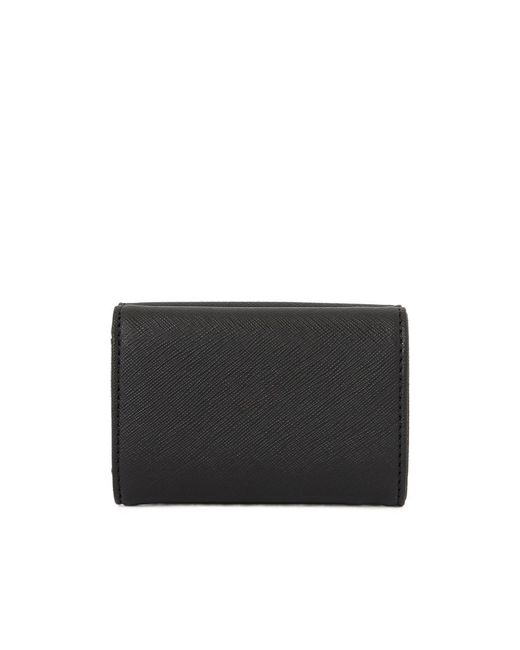 Vivienne Westwood Black Orb Plaque Envelope Wallet