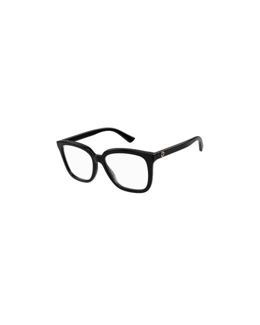 Gucci Black Eyewear Gg1319O Rectangular Glasses