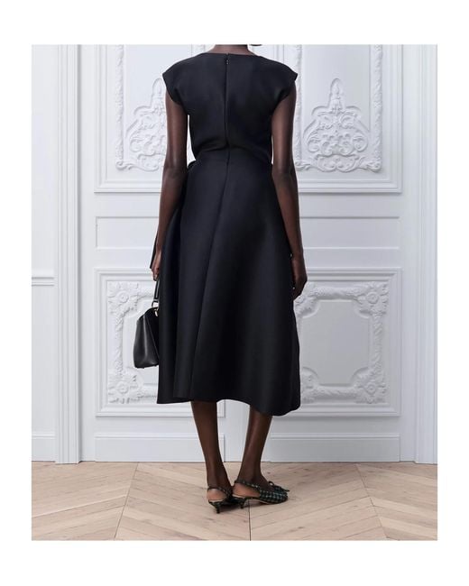 Dior Blue Mid-Length Draped Dress