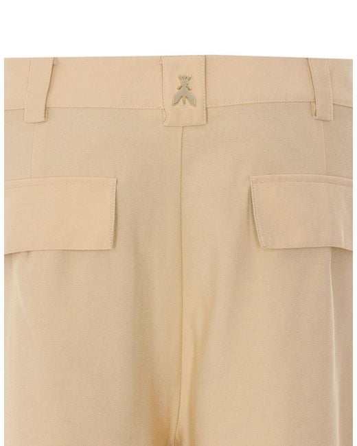 Patrizia Pepe Natural Relaxed Fit Bermuda Shorts