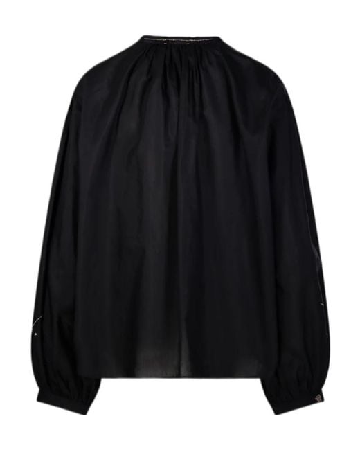 Forte_forte Black Long-Sleeved Shirt
