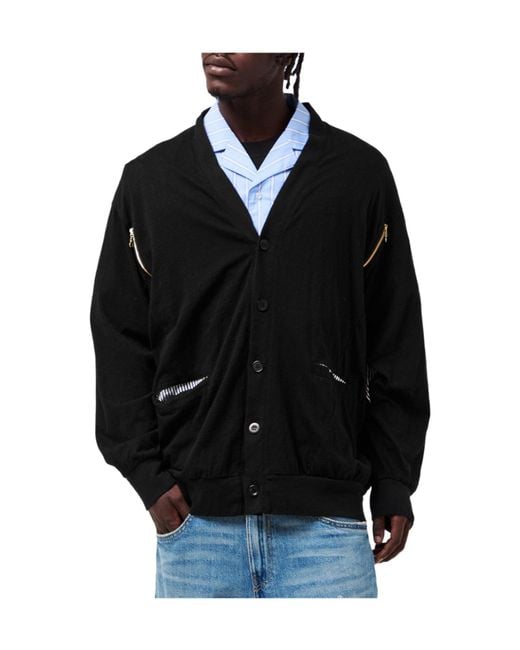 Undercover Black A Versatile Cardigan for men