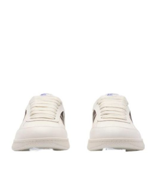 Burberry Multicolor Checked Low-Top Sneakers for men
