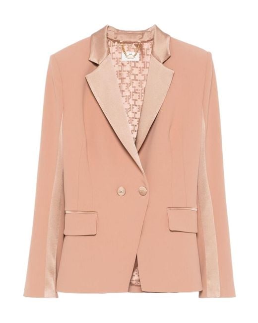 Elisabetta Franchi Pink Crêpe Jacket