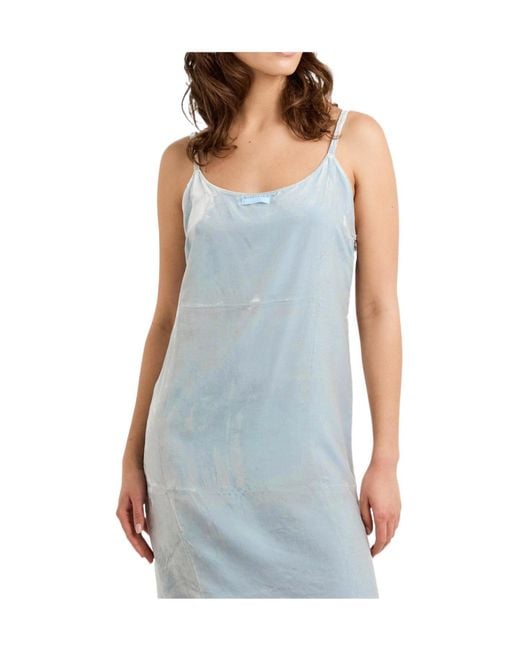 Prada Blue Slip Dress