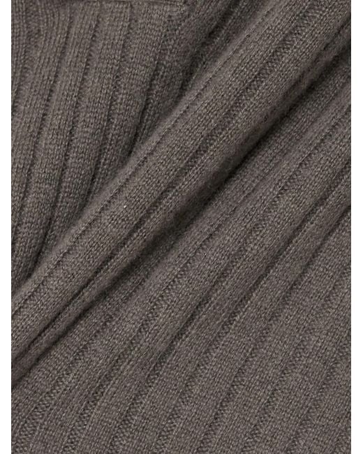 arch4 Gray Ribbed Sweater