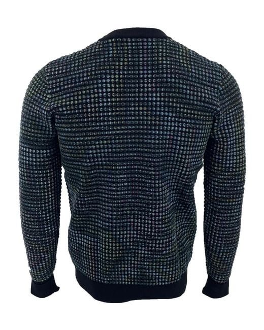 KENZO Blue Round Neck Sweater for men