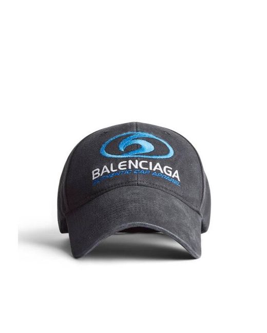 Balenciaga Multicolor Logo Embroidered Surfer Cap for men