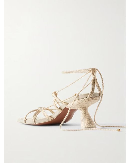 Cult Gaia Metallic Raisa High-Heeled Sandals