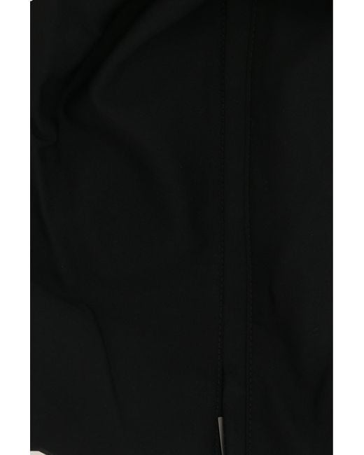 Yohji Yamamoto Black Draped Wool Backpack