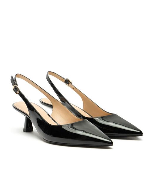 Stuart Weitzman Black Stuart Sculpt Slingback 50
