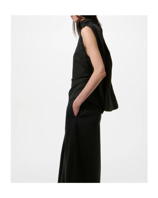 Our Legacy Black Virtuous Draped Neck Top