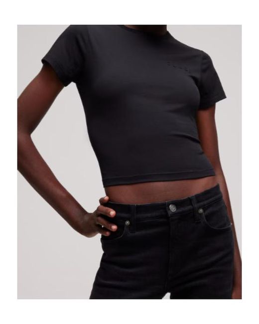Gucci Black Cotton Jersey T-Shirt With Embroidery