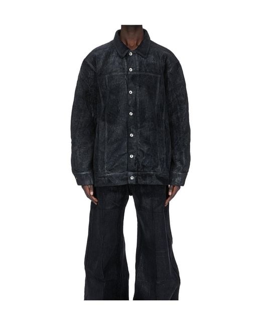 Rick Owens Black Jumbo Jacket for men