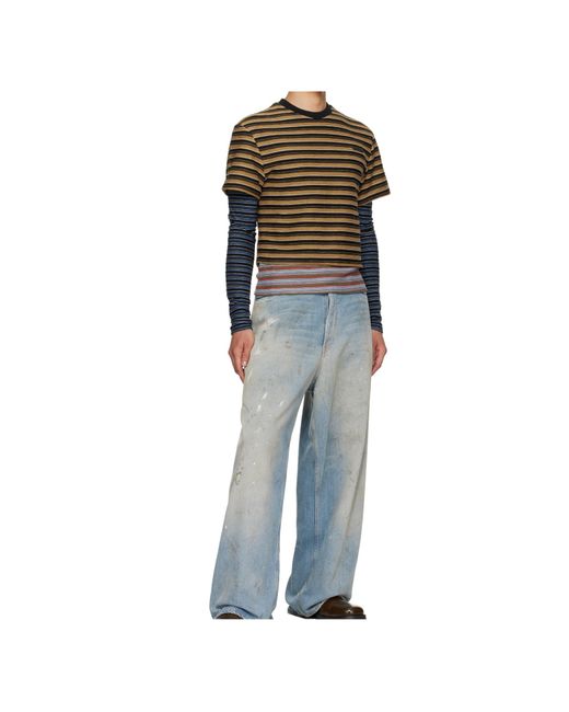 ANDERSSON BELL Multicolor Striped Long-Sleeved T-Shirt for men