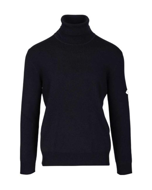 Bottega Veneta Blue Compacat Classic Turtleneck Jumper for men