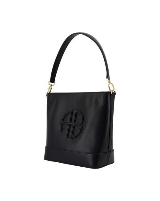 Anine Bing Black Lili Bucket Bag