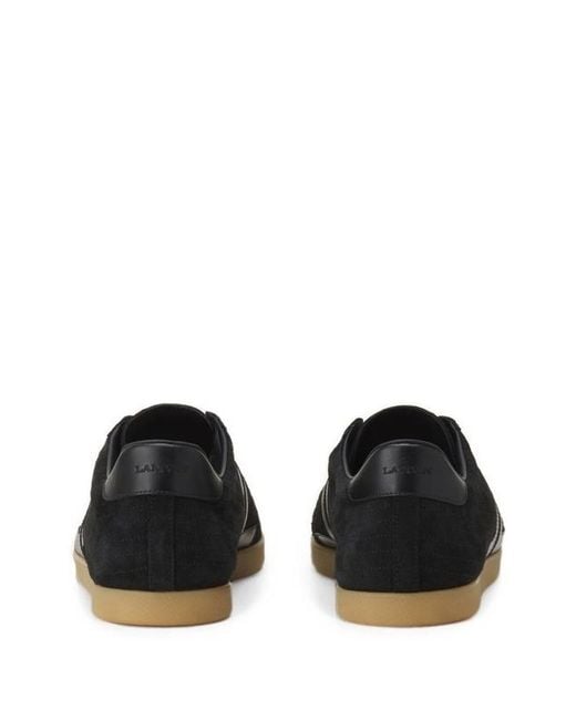 Lanvin Black Glen Low-Top Sneakers for men