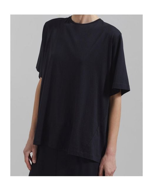 Frankie Shop Black Harper Cotton T-Shirt