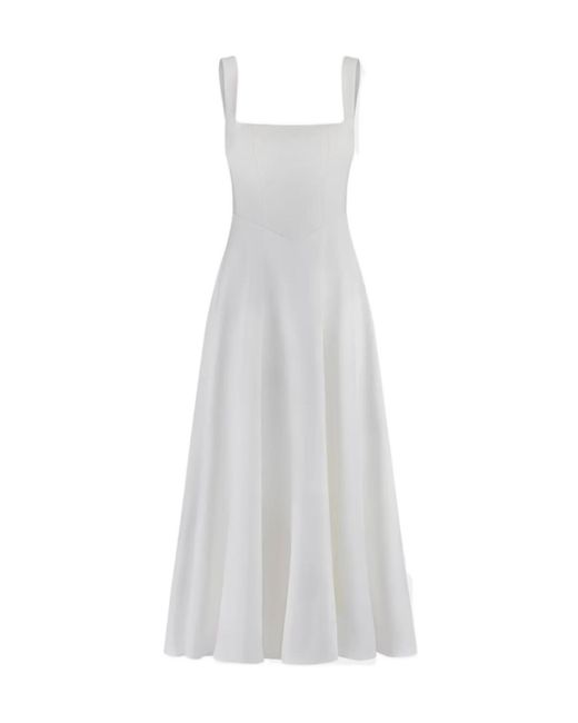 Christopher Esber White Sleeveless Dress