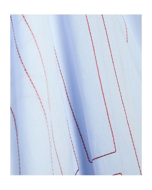 Totême Blue Lightweight Cotton Shirt