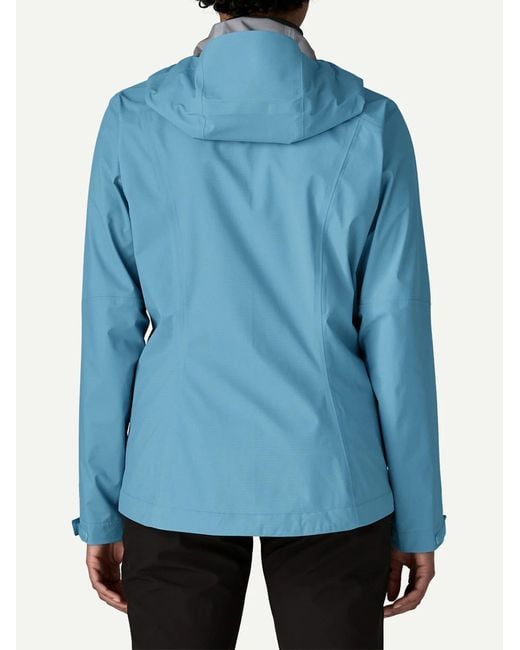 Patagonia Blue Granite Crest Rain Hooded Jacket