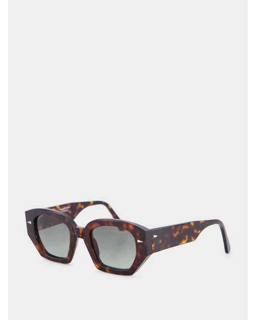 Ahlem White Full Frame Sunglasses