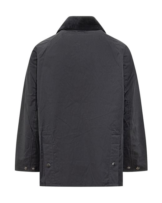Barbour Black Bedale Corduroy-Collar Shirt Jacket for men